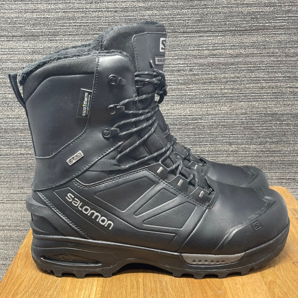 Salomon Toundra Pro CSWP Boot Men 13 Black Waterproof Insulate 381318 Gorpcore